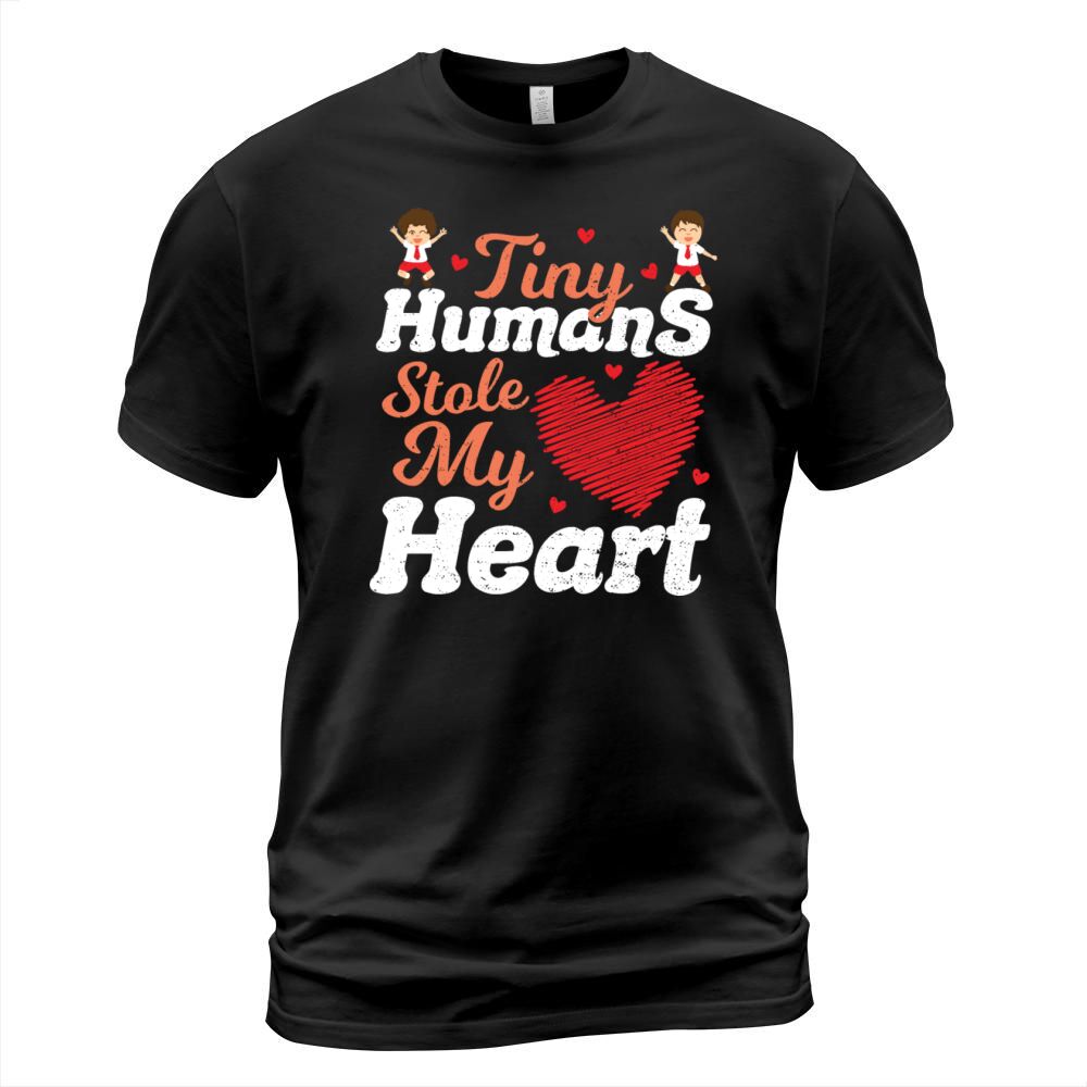 Tiny Humans Stole My Heart - Teacher T-Shirt Unisex
