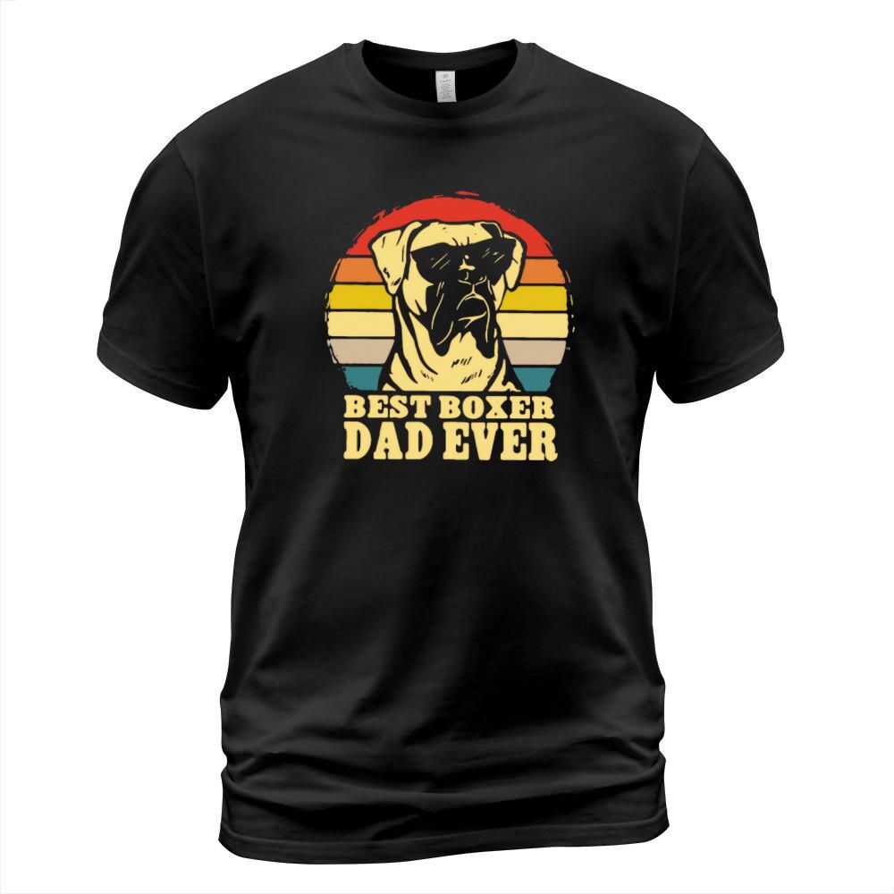 Vintage Best Boxer Dad Ever Father’s Day T-Shirt Unisex