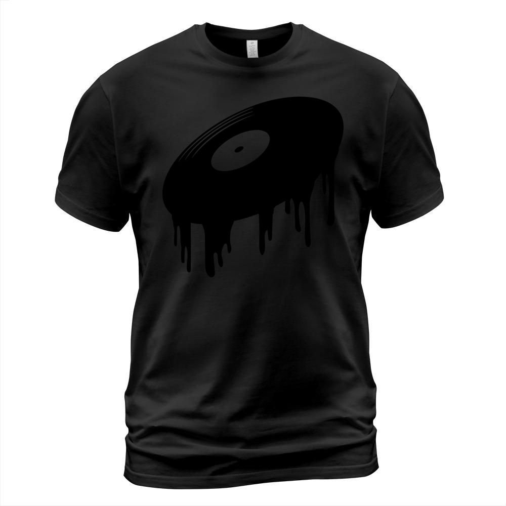 Melting record drop T-Shirt Unisex
