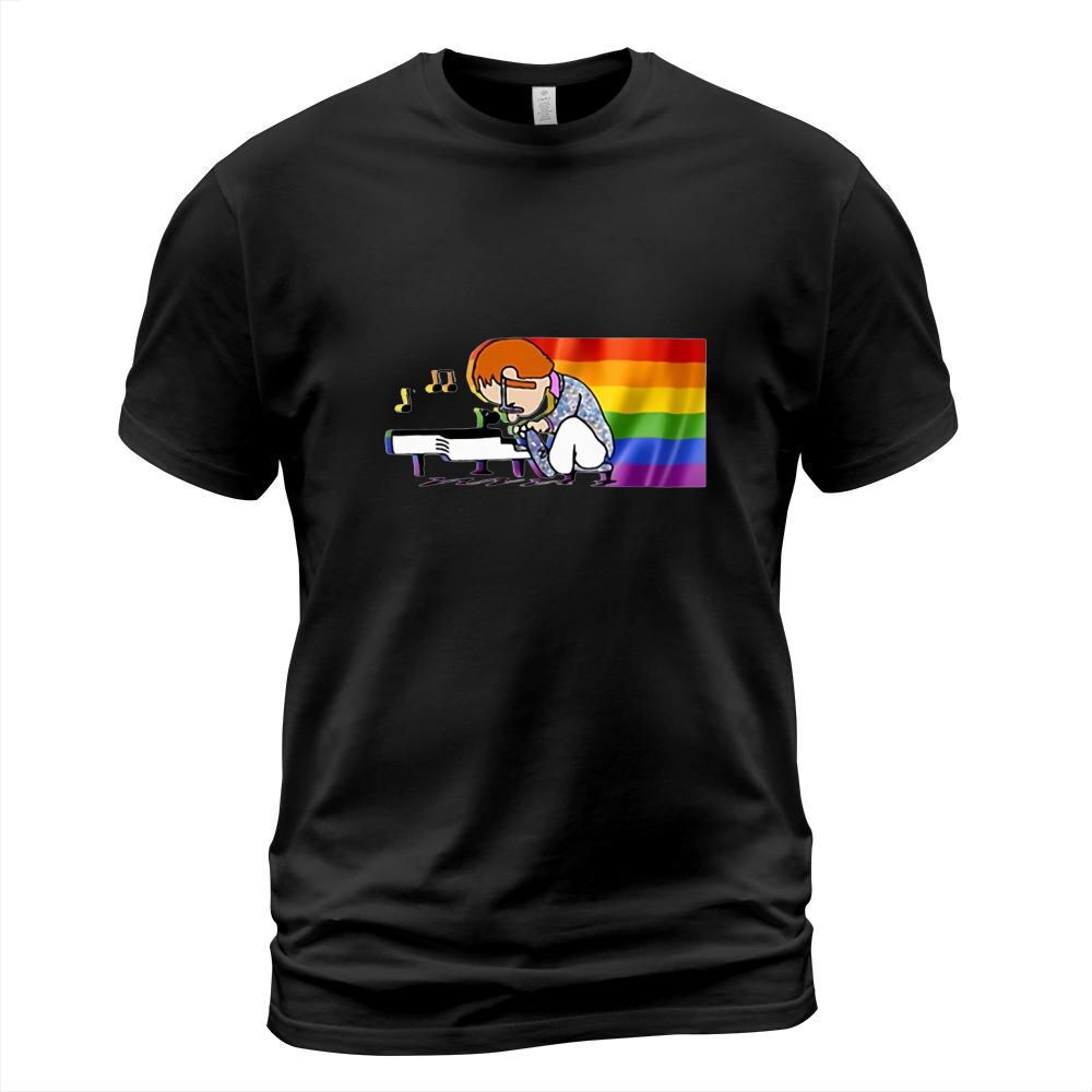 Elton John And Piano Rocketman LGBT shirt - Coffee Mug (colored) T-Shirt Unisex