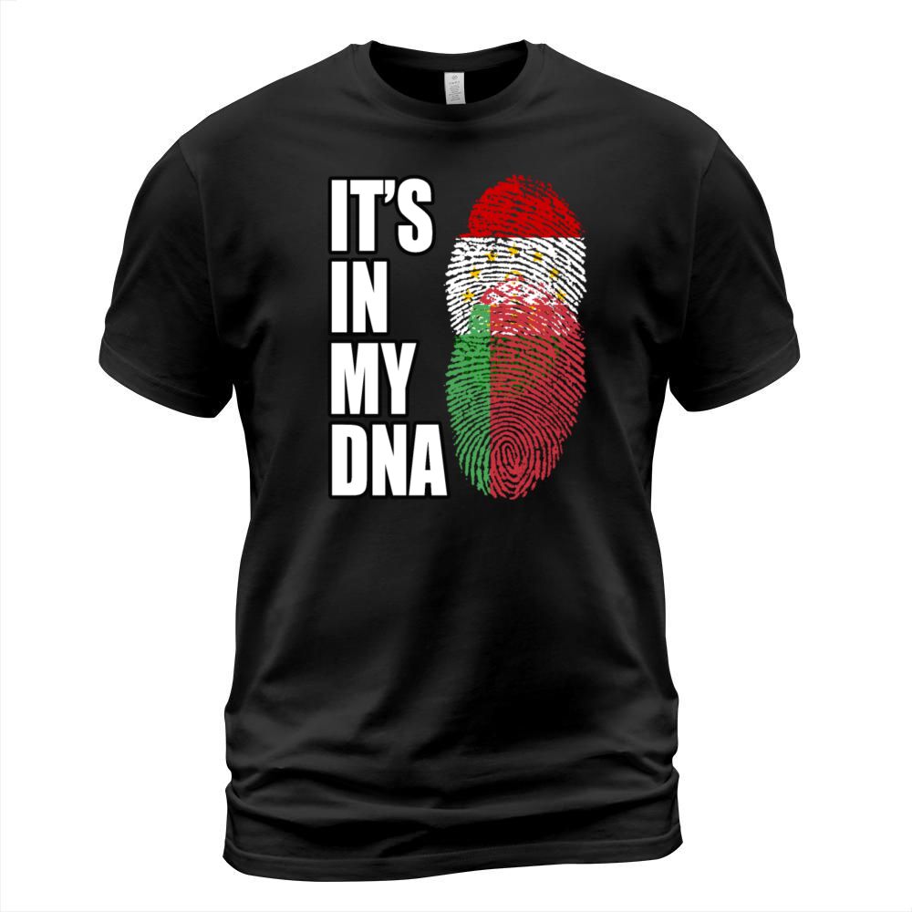 Tajikistani And Belarusian Vintage Heritage DNA Fl T-Shirt Unisex