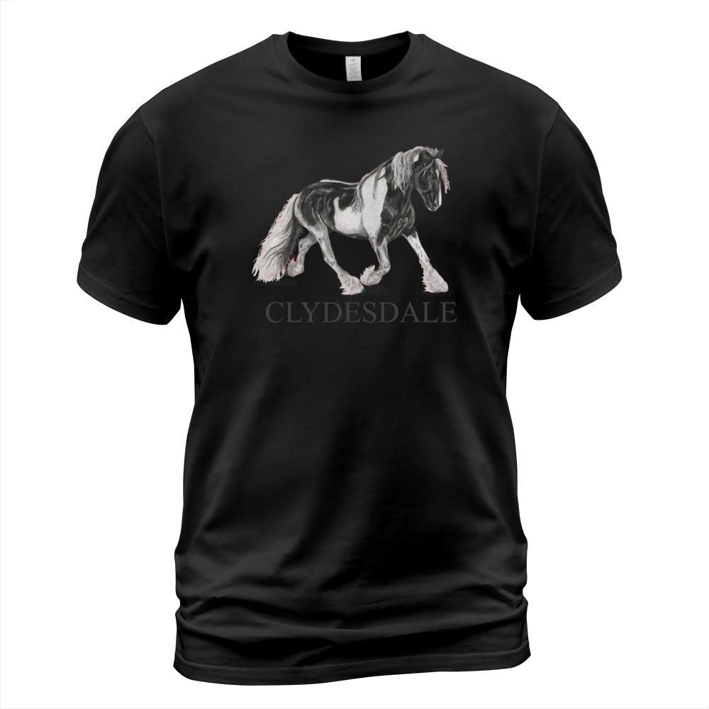 Clydesdale Horse Shirt Men Women Youth Sizes T-Shirt Unisex