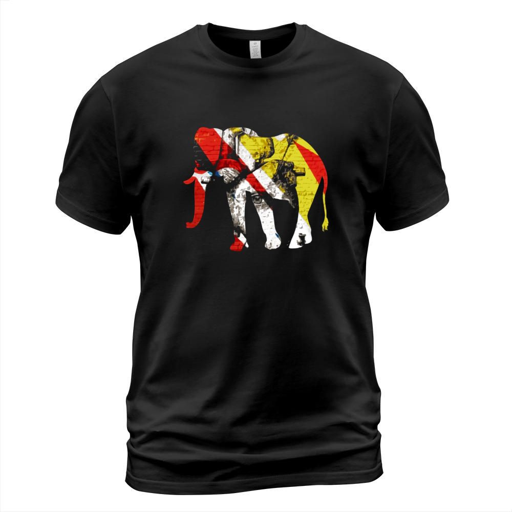 BOLD URBAN FEEL ELEPHANT DESIGN GRAFFITI INSPIRED T SHIRT T-Shirt Unisex