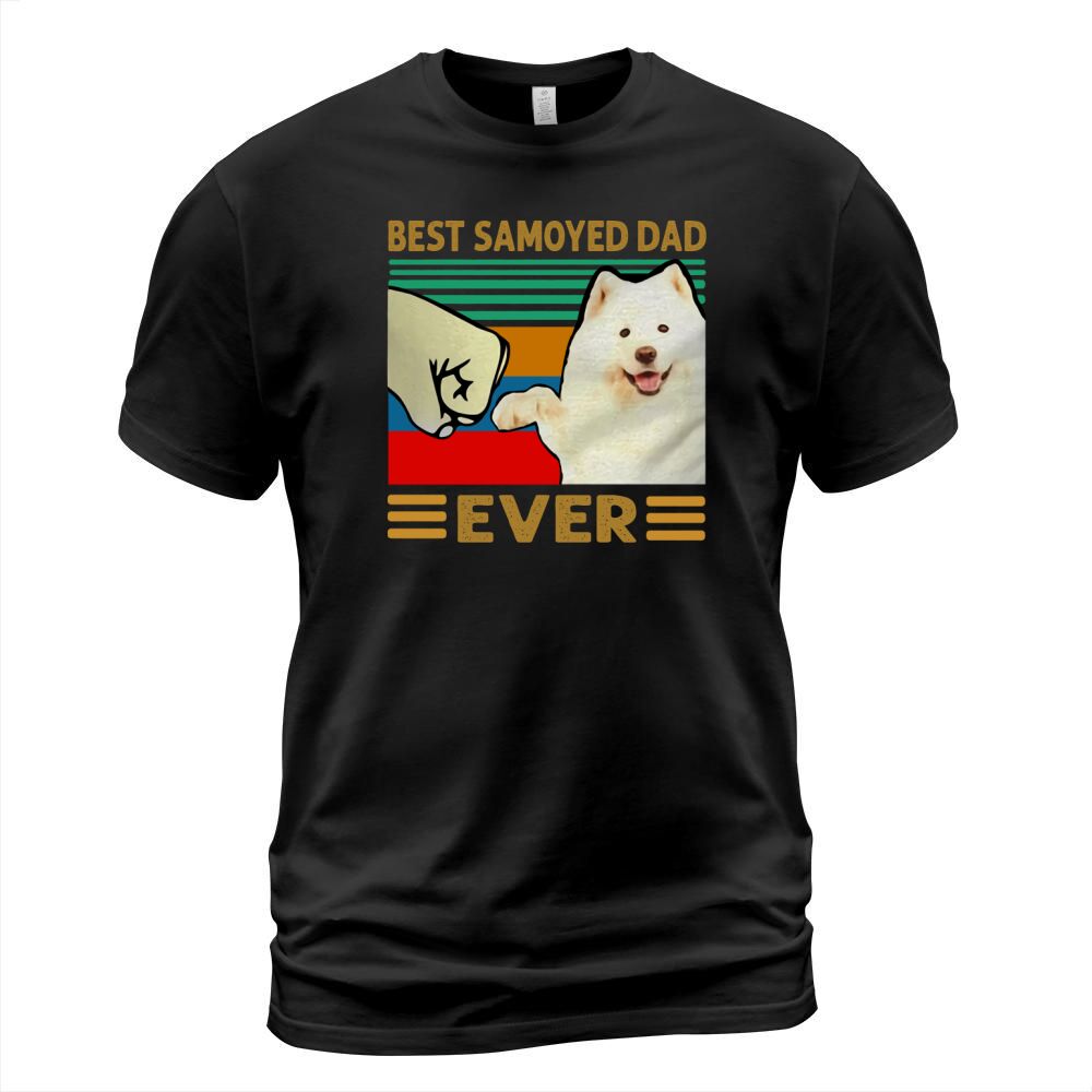 Best Samoyed dad ever vintage shirt T-Shirt Unisex