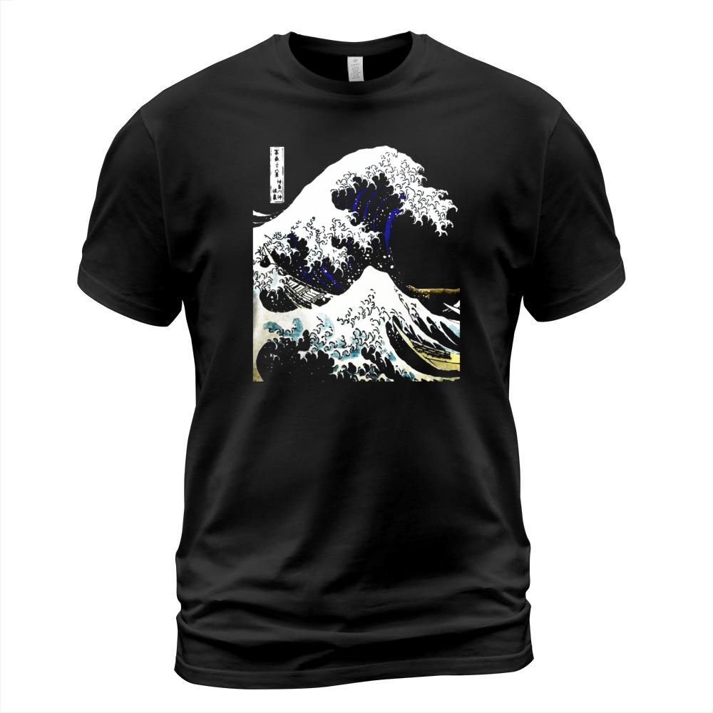 Kanagawa Japanese The great wave T shirt T-Shirt Unisex