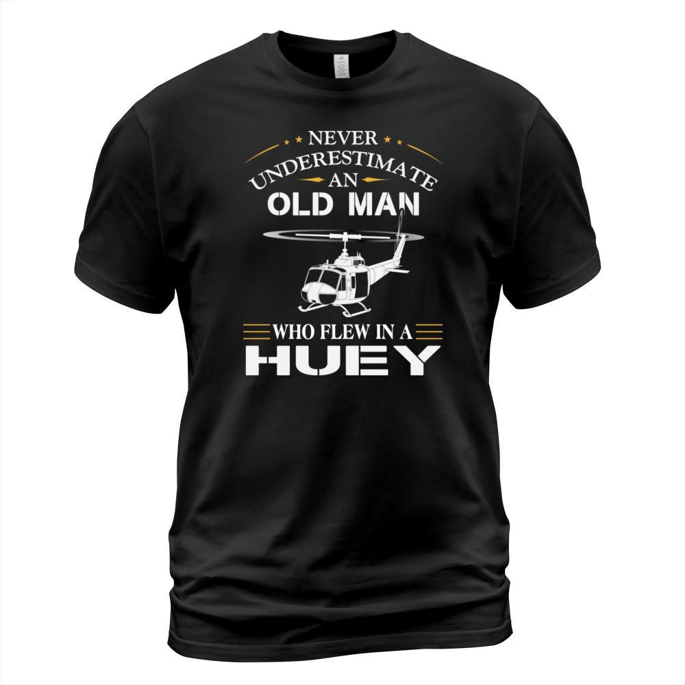 OLD MAN WHO FLEW IN A  HUEY T-Shirt Unisex