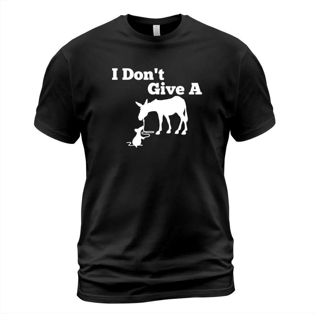 I Don’t Give A Rats Ass Mouse Walking Donkey T-Shirt Unisex
