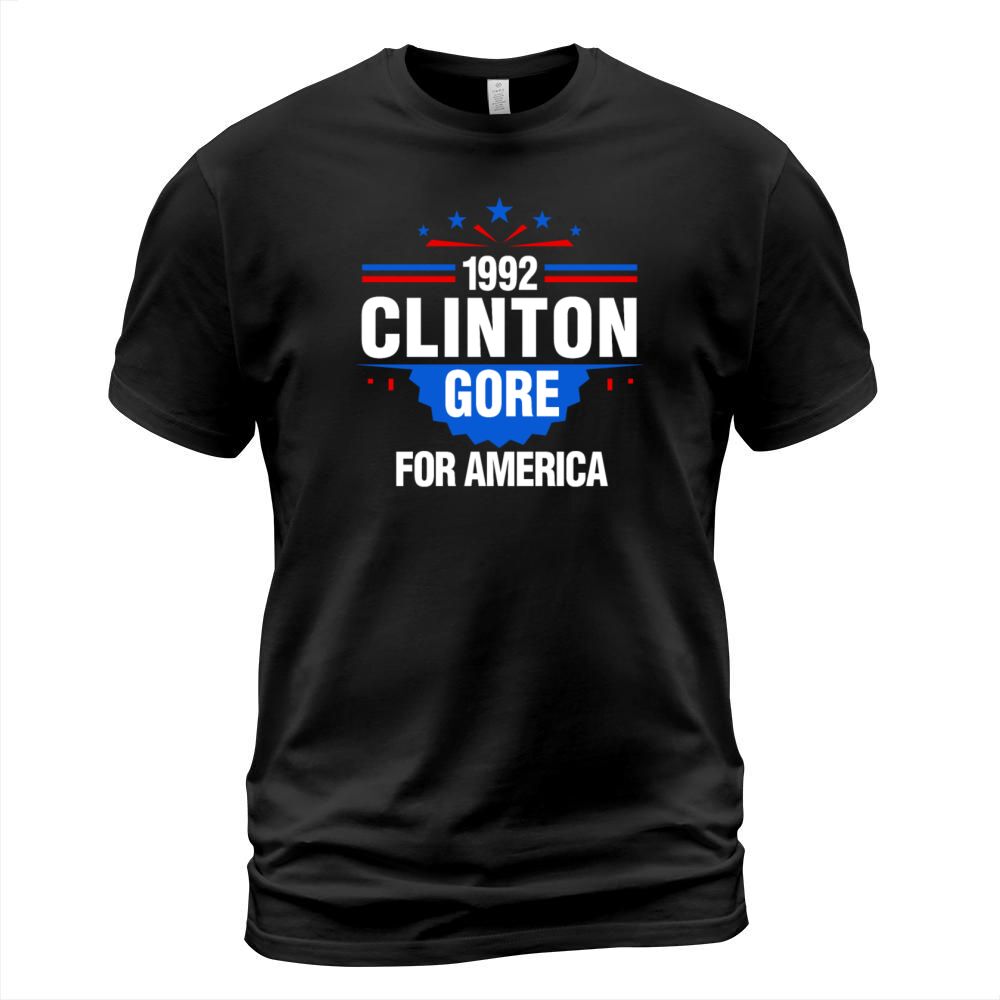 Democrat Voter Bill Clinton Al Gore Vintage T-Shirt Unisex