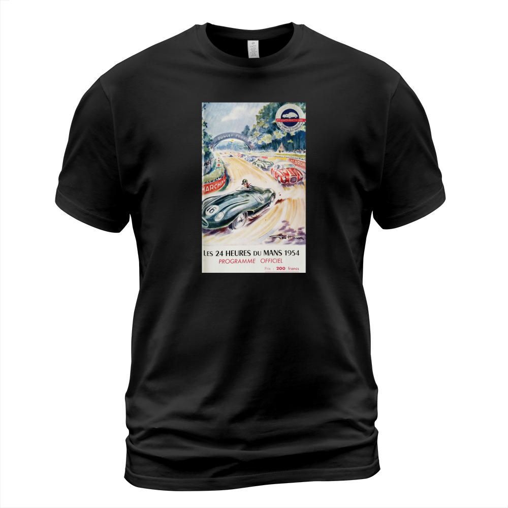 24hs Le Mans, 1954, vintage poster T-Shirt Unisex