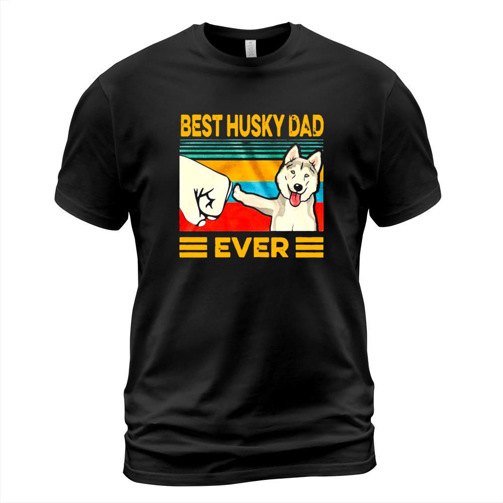 Official Best Husky dad ever vintage shirt T-Shirt Unisex