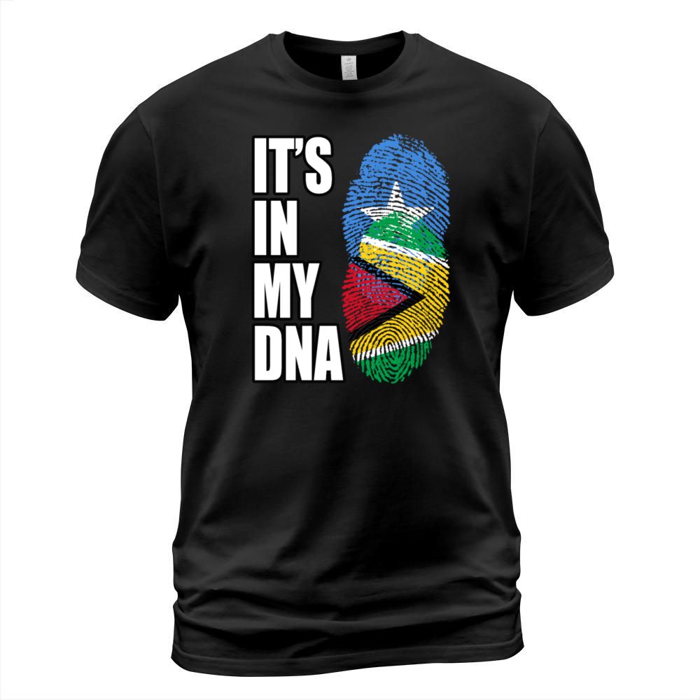 Somali And Guyanese Vintage Heritage DNA Flag T-Shirt Unisex