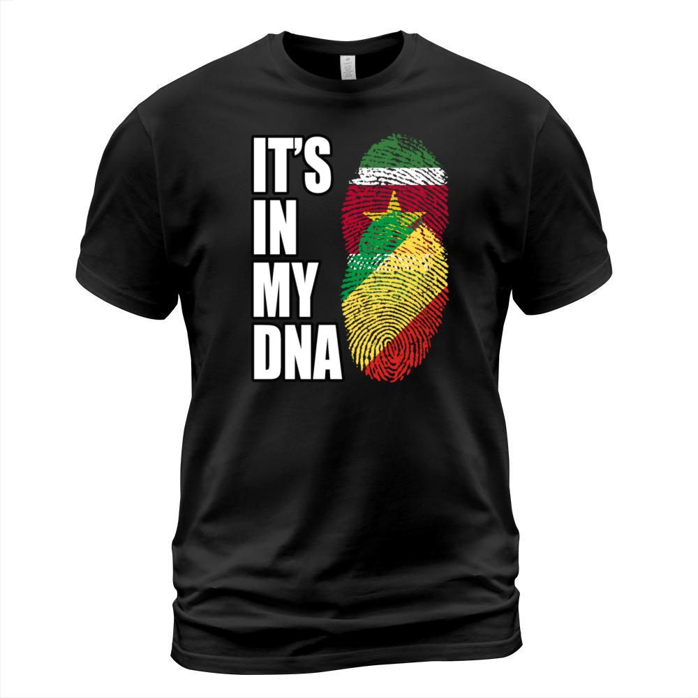 Surinamese And Costa Rican Vintage Heritage DNA Fl T-Shirt Unisex