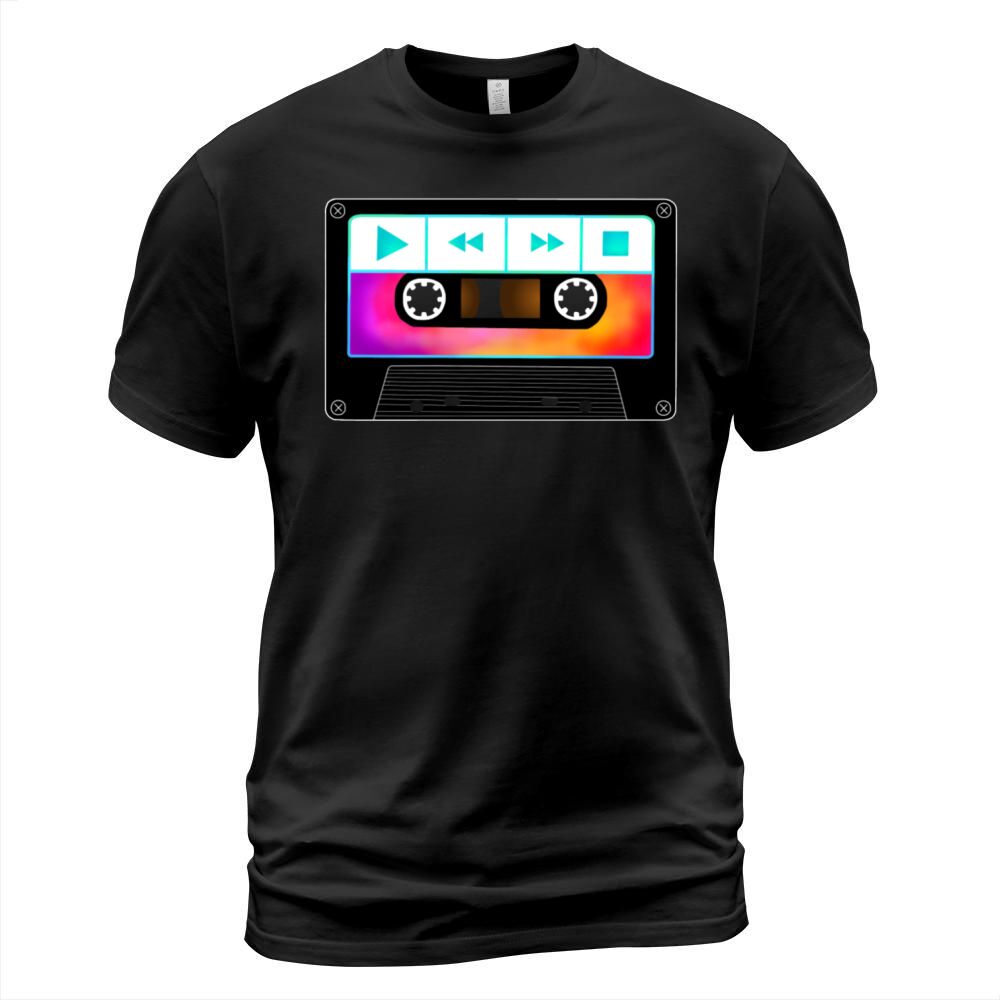 80s Classic Music Cassette Tape T-Shirt Unisex