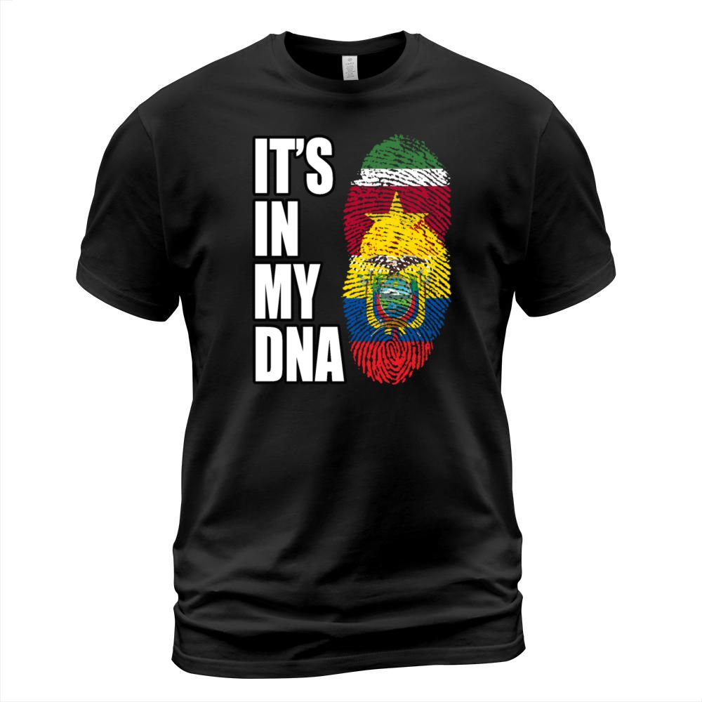 Surinamese And Ecuadorian Vintage Heritage DNA Fla T-Shirt Unisex