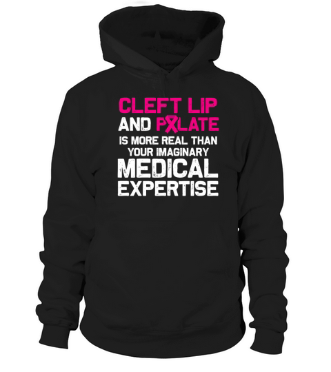 Cleft Palate Lip Fun Learn Strong Awareness Hoodie Unisex