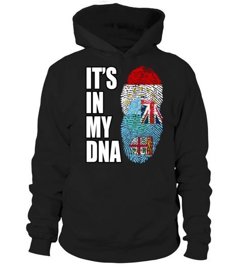 Tajikistani And Fijian Vintage Heritage DNA Flag Hoodie Unisex