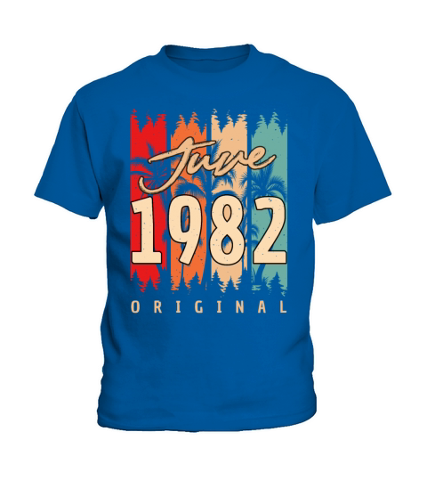 40th Birthday June 1982 Kids T-Shirt