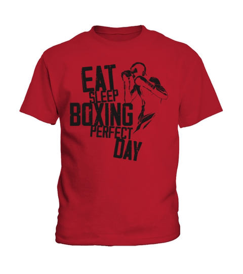 Boxing Vintage Eat Sleep Boxing Kids T-Shirt
