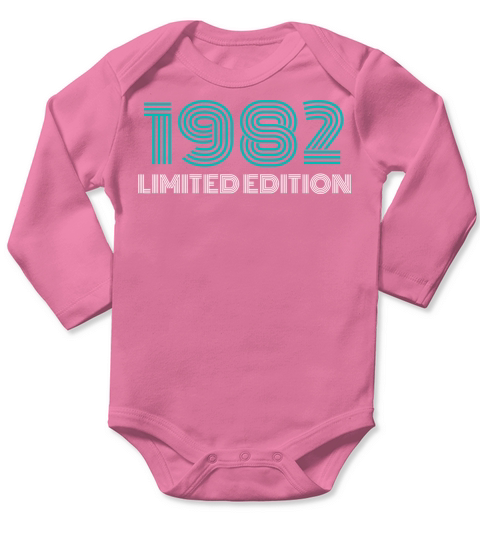 1982 Limited Edition 40th Birthday Long Sleeve Baby One-Piece