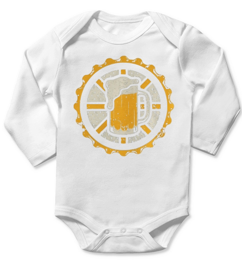 Beer Long Sleeve Baby One-Piece