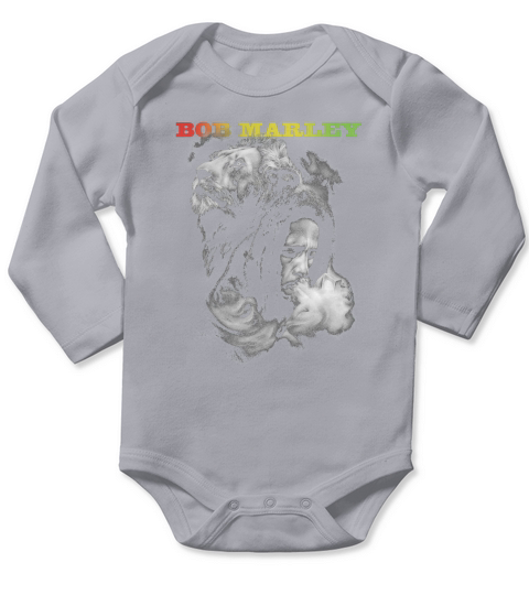 Bob Marley Long Sleeve Baby One-Piece