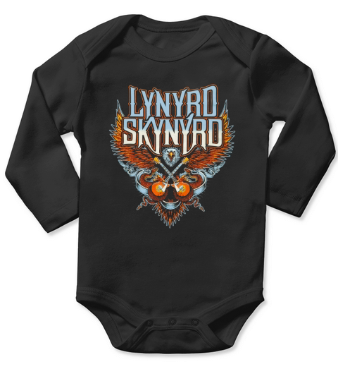Lynyrd Skynyrd Eagle Guitar shirt Long Sleeve Baby One-Piece