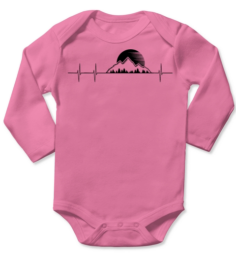 Natures ECG Long Sleeve Baby One-Piece