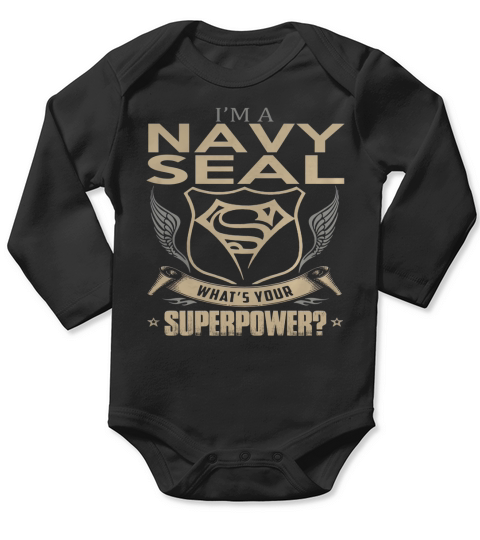 NAVY SEAL Long Sleeve Baby One-Piece