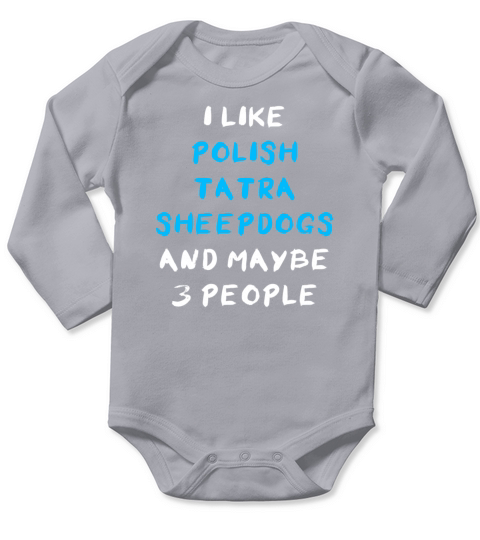 Polish Tatra Sheepdog Funny Long Sleeve Baby One-Piece