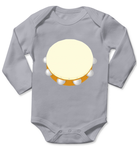 Tambourine Long Sleeve Baby One-Piece