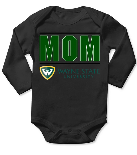 Wayne State University Proud Mom Parents Day 2020 Long Sleeve Baby One-Piece
