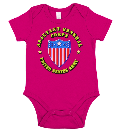 Adjutant General Corps - US Army T-Shirt Short Sleeve Baby One-Piece