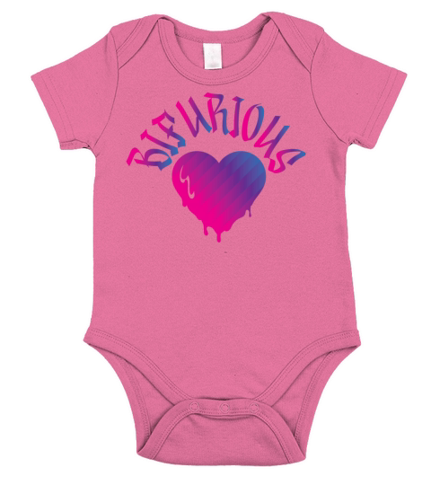 Bisexual Bi Pride Flag Pun Short Sleeve Baby One-Piece