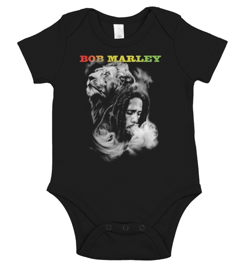Bob Marley Short Sleeve Baby One-Piece