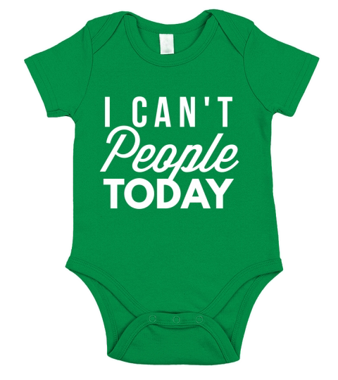 I cant People today Short Sleeve Baby One-Piece