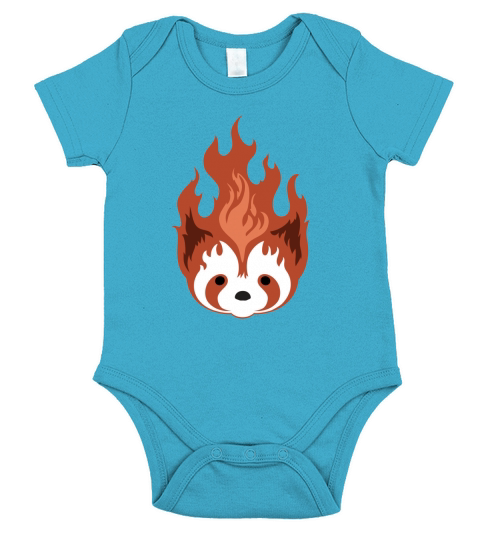 Legend Of Korra Fire Ferrets Pro Bending Emblem - No Text Short Sleeve Baby One-Piece