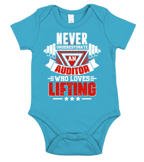 Never Underestimate Auditor Gym Workout Fitness We Short Sleeve Baby One-Piece