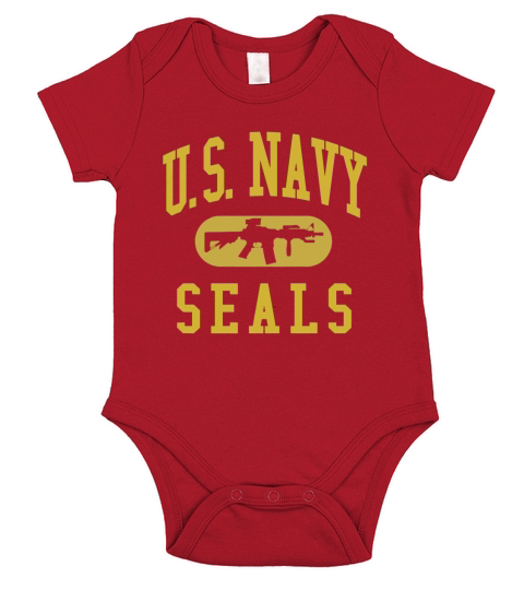 US Navy SEALS T-Shirt Short Sleeve Baby One-Piece