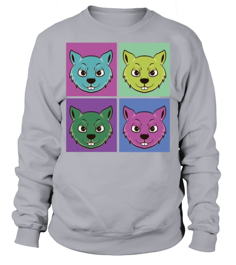 Squirrel Acorn Retro Vintage Sweatshirt Unisex