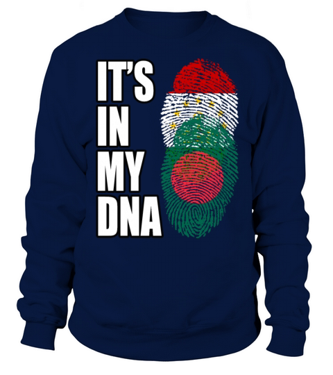 Tajikistani And Bangladeshi Vintage Heritage DNA F Sweatshirt Unisex