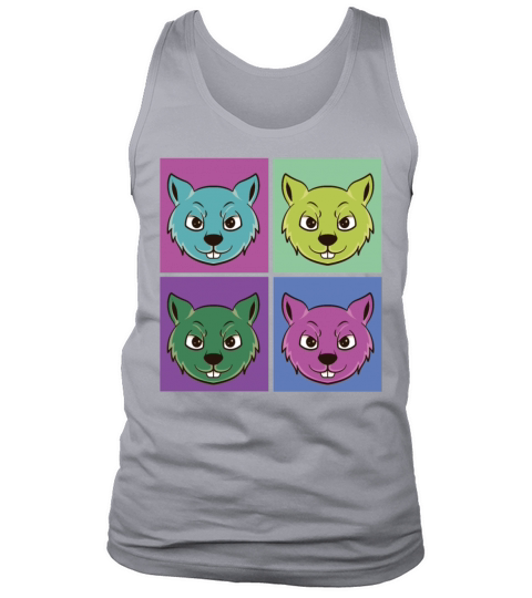 Squirrel Acorn Retro Vintage Tank Top Unisex