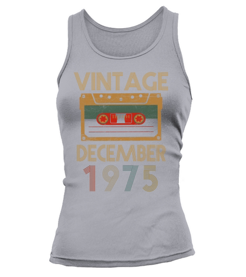 Birthday December 1975 Vintage Tank top Woman