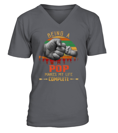 Being Pop makes my life complete V-Neck T-shirt