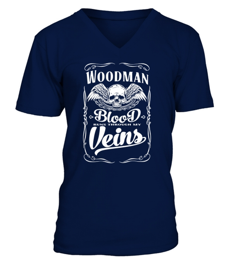 Funny Vintage Tshirt for Woodman V-Neck T-shirt