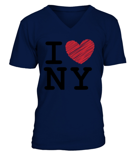 I love Newyork, T-shirt, Sleeveless, NY, Heart V-Neck T-shirt