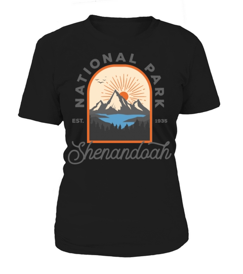 National Park Shenandoah Virginia Mountain Vintage Women's T-Shirt