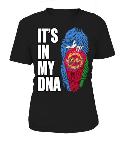 Somali And Eritrean Vintage Heritage DNA Flag Women's T-Shirt