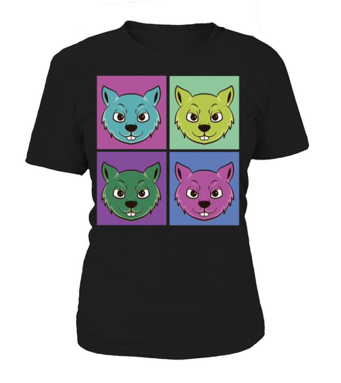 Squirrel Acorn Retro Vintage Women's T-Shirt