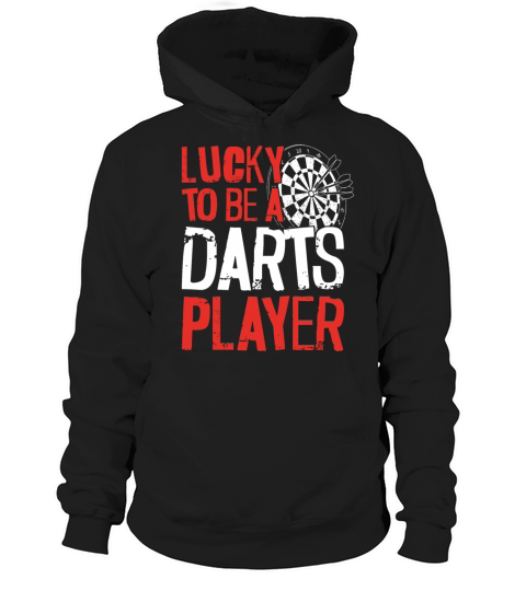 Darts Board Vintage Lucky To Be A Hoodie Unisex