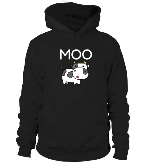 Moo Cow Funny Farmer cow for adult kids boys and Hoodie Unisex